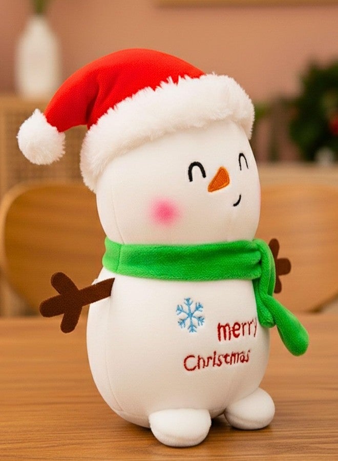 Tickles Cute Snowman with Cap & Scarf Soft Stuffed Plush Toy for Kids Boys & Girls Christmas Gift (Color: Multicolor Size: 18 cm) - Image 3